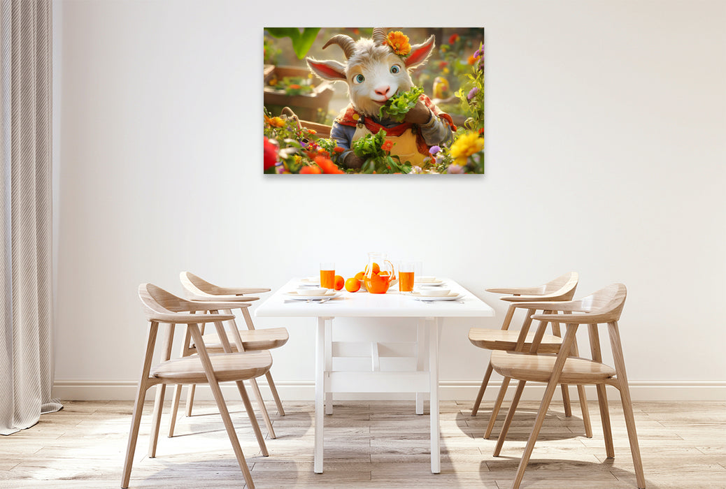 Premium Textil-Leinwand Ein Motiv aus dem Kalender "Witzige Weisheiten für Kinder"