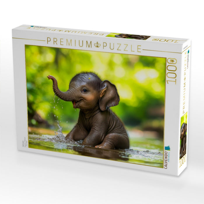 Elefanten - CALVENDO Foto-Puzzle'