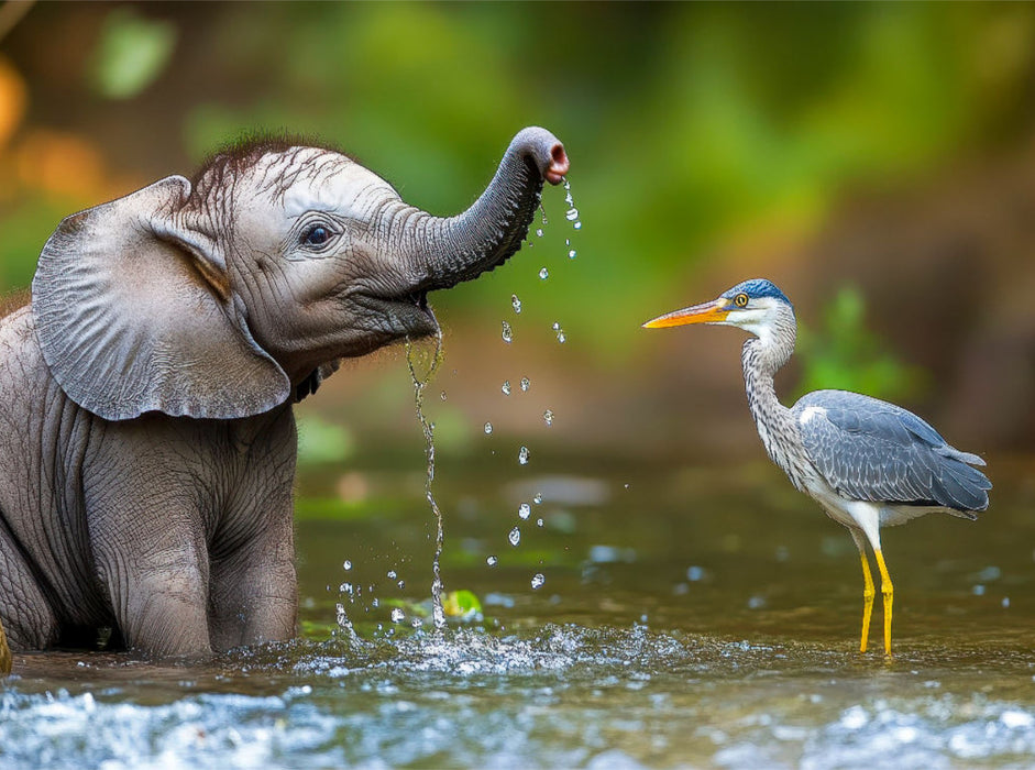 Elefanten - CALVENDO Foto-Puzzle'