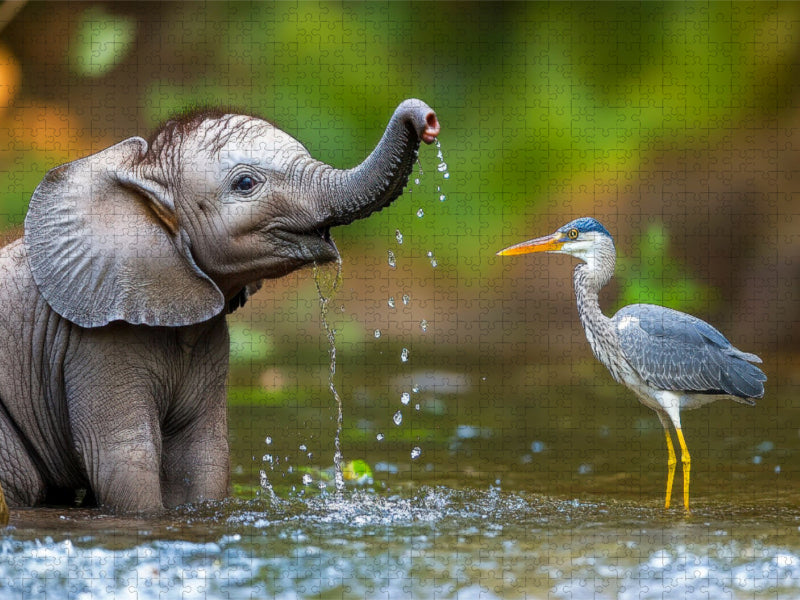 Elefanten - CALVENDO Foto-Puzzle'