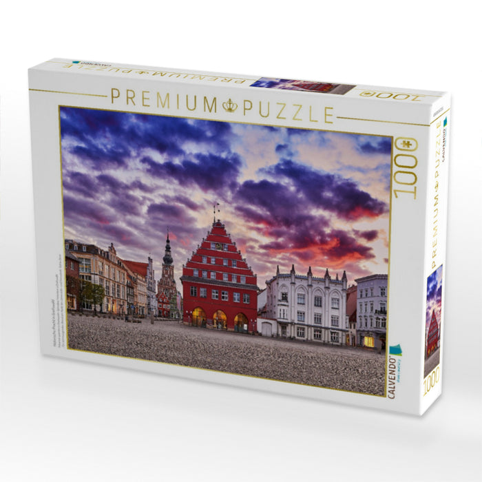 Historische Pracht in Greifswald - CALVENDO Foto-Puzzle'