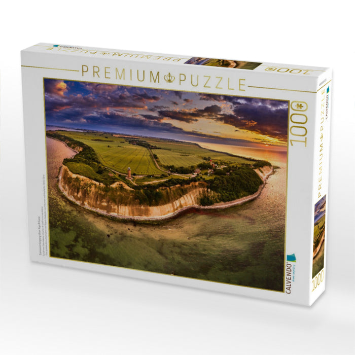 Sonnenuntergang über Kap Arkona - CALVENDO Foto-Puzzle'