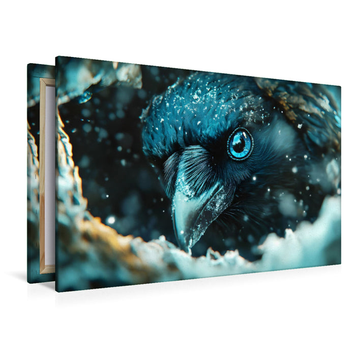 Premium Textil-Leinwand Ein Motiv aus dem Kalender "Tierische Balance"