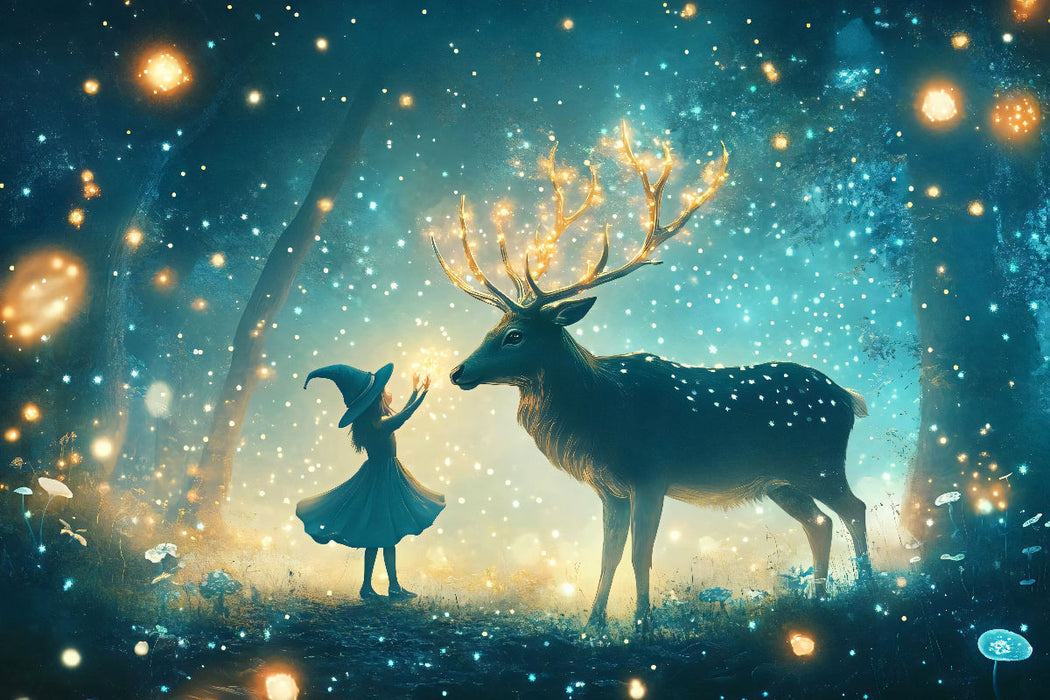 Premium Textil-Leinwand Ein Motiv aus dem Kalender "Zauber zur Mitternacht"