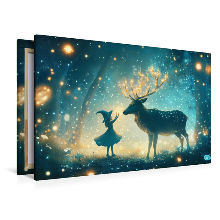 Premium Textil-Leinwand Ein Motiv aus dem Kalender "Zauber zur Mitternacht"