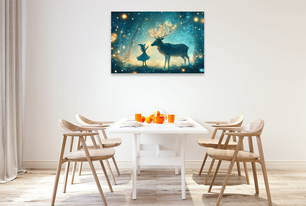 Premium Textil-Leinwand Ein Motiv aus dem Kalender "Zauber zur Mitternacht"