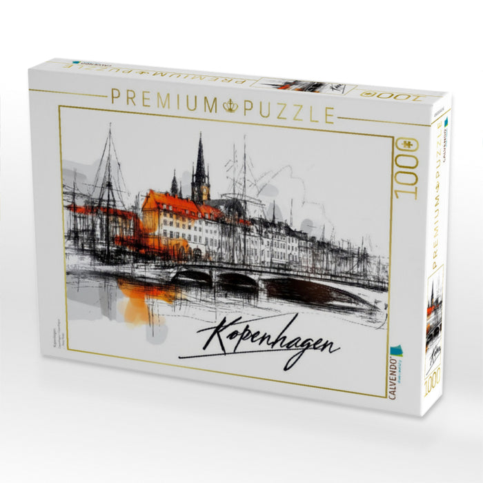 Kopenhagen - CALVENDO Foto-Puzzle'