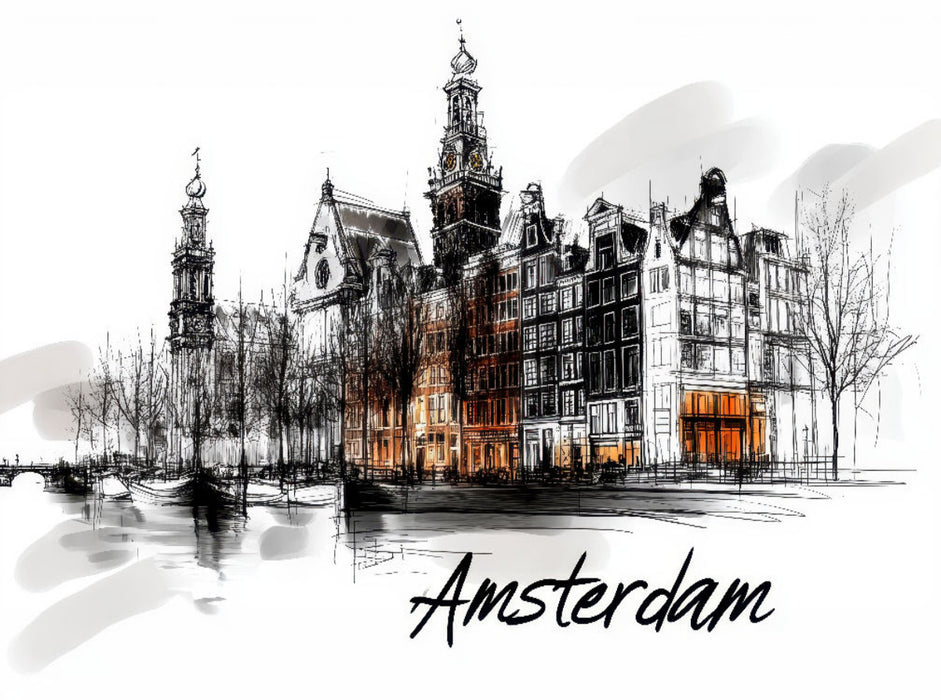 Amsterdam - CALVENDO Foto-Puzzle'