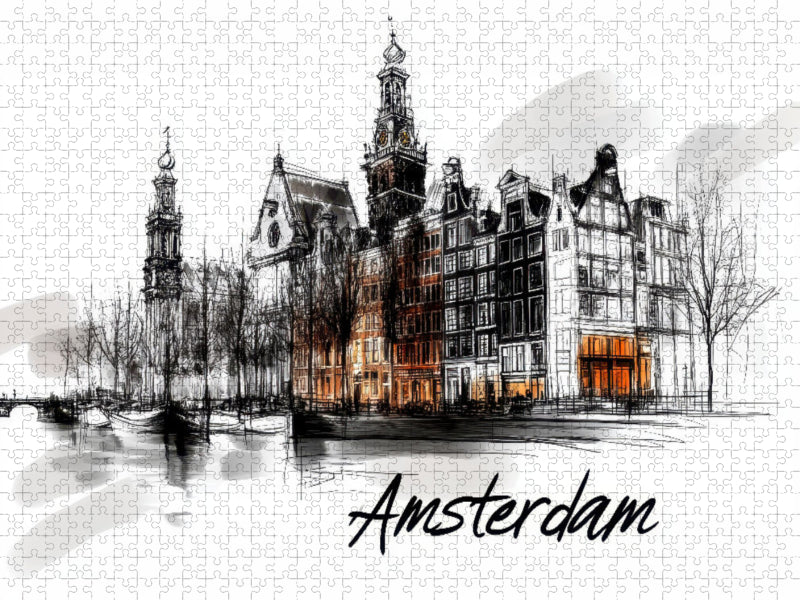 Amsterdam - CALVENDO Foto-Puzzle'
