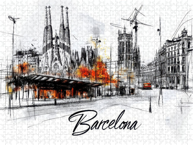 Barcelona - CALVENDO Foto-Puzzle'