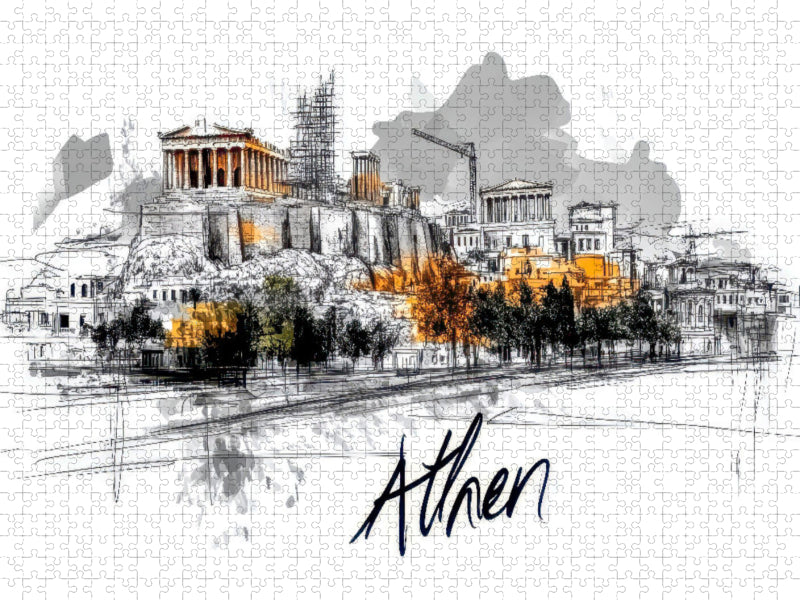 Athen - CALVENDO Foto-Puzzle'