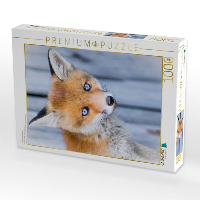 Fuchswelpen Portrait - CALVENDO Foto-Puzzle'