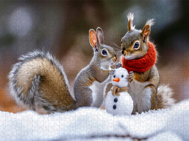 Eichhörnchen - CALVENDO Foto-Puzzle'