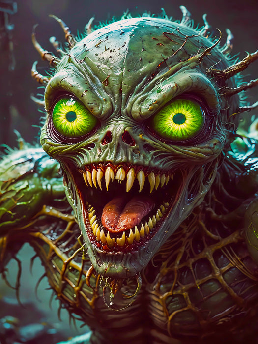 Ein Motiv aus dem Kalender Kreaturen der Dunkelheit - Insektoider Schrecken - CALVENDO Foto-Puzzle'