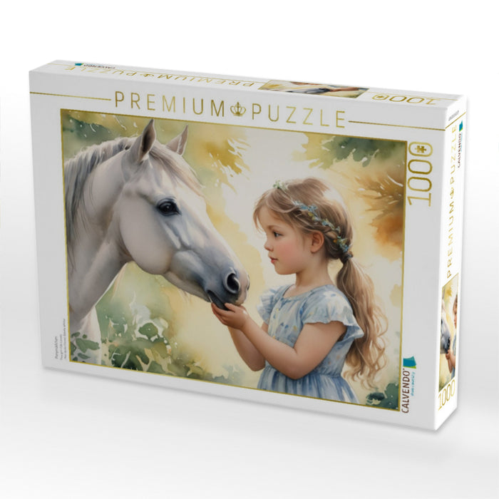 Ponymädchen - CALVENDO Foto-Puzzle'
