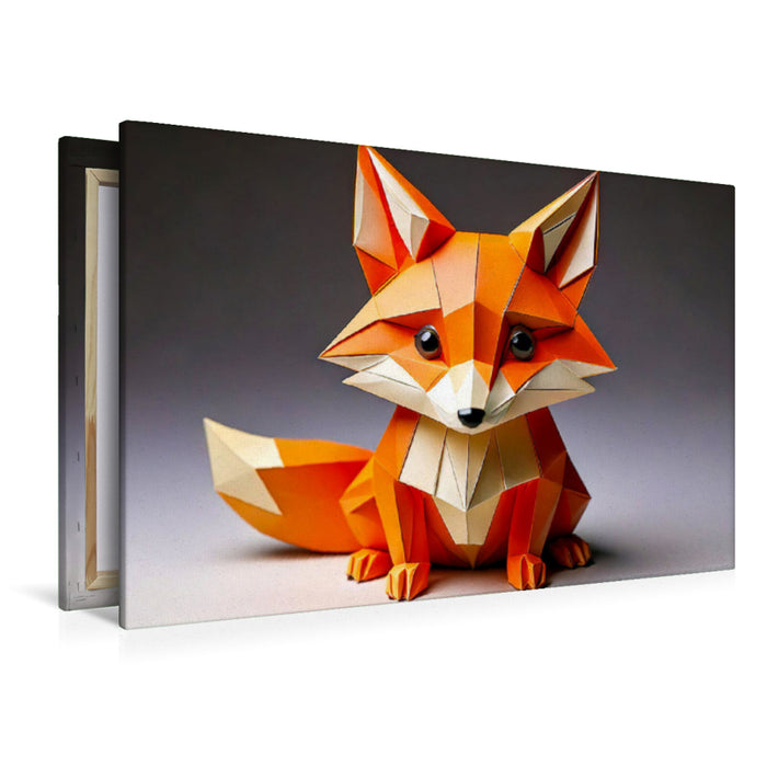 Premium Textil-Leinwand Der Fuchs