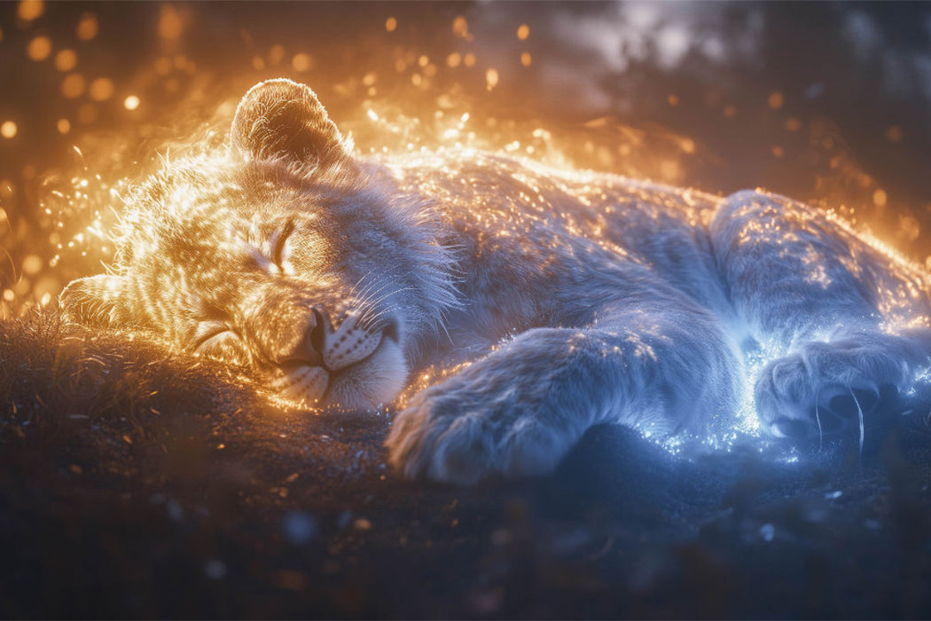 Premium Textil-Leinwand Die Macht der Wächter kennt keine Grenzen