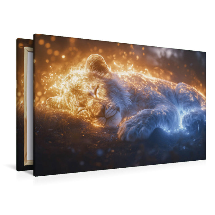 Premium Textil-Leinwand Die Macht der Wächter kennt keine Grenzen