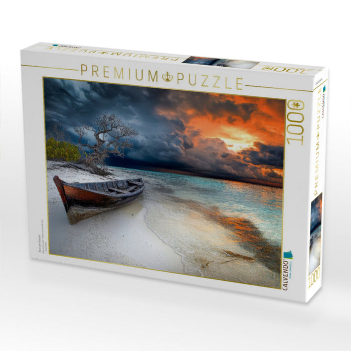 Boot am Wasser - CALVENDO Foto-Puzzle'