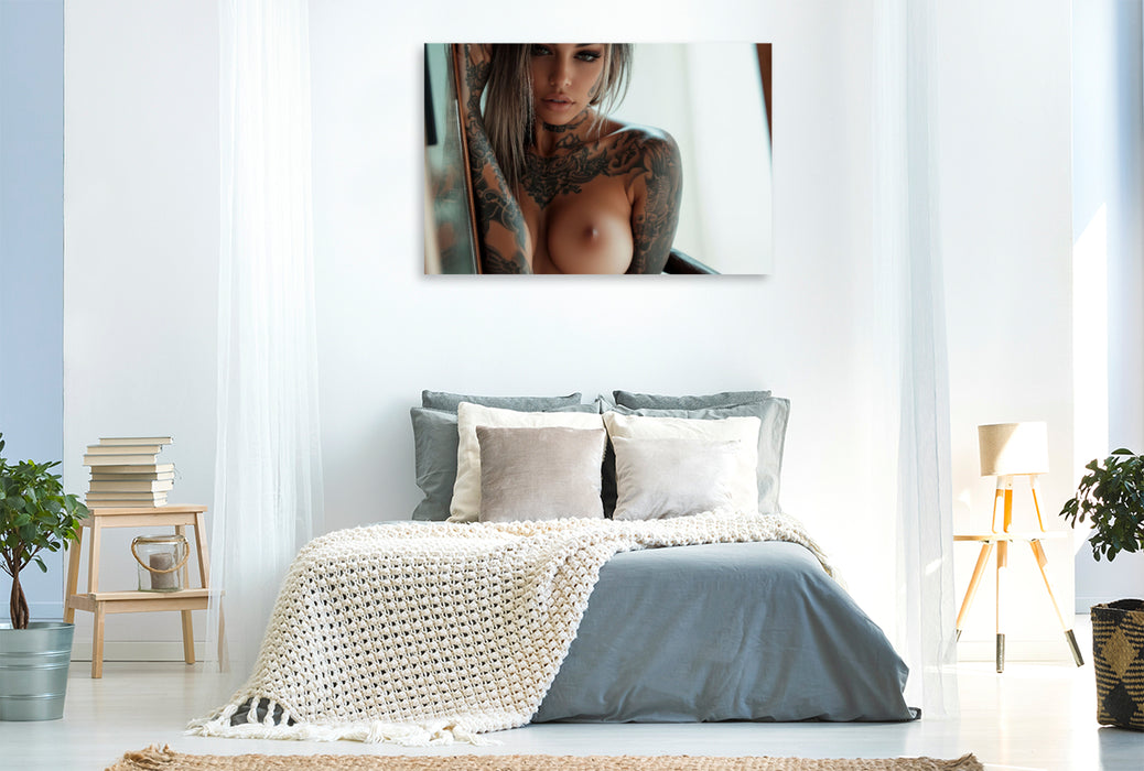 Premium Textil-Leinwand Wild
