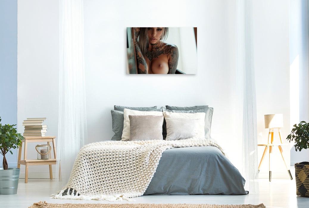 Premium Textil-Leinwand Wild