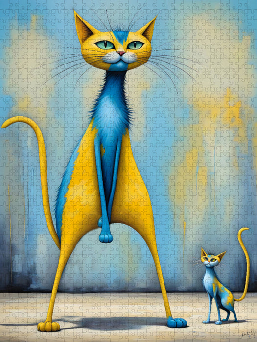 Katzen - Der Revoluzzer - CALVENDO Foto-Puzzle'