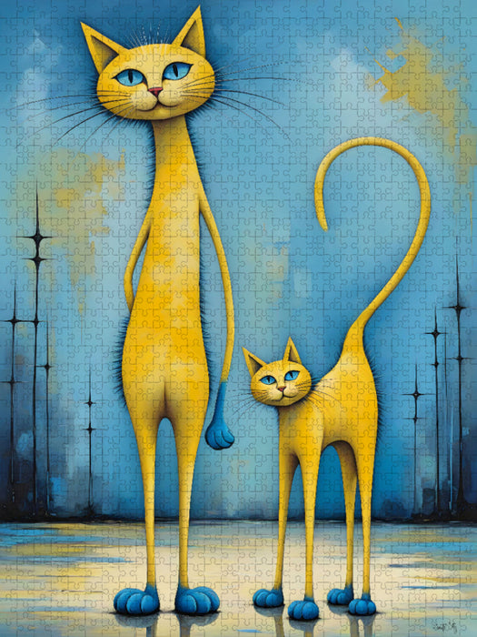 Katzen - Den Schalk im Blick - CALVENDO Foto-Puzzle'