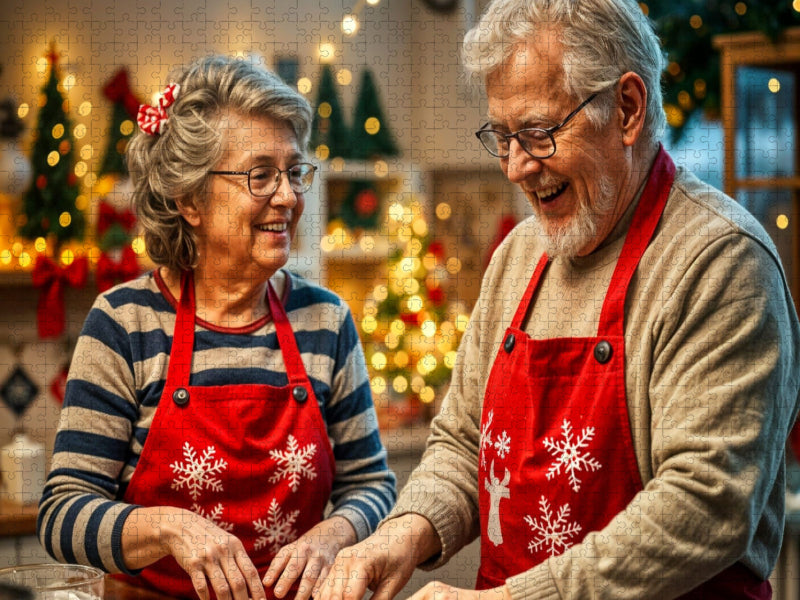 Weihnachtsbäckerei - CALVENDO Foto-Puzzle'