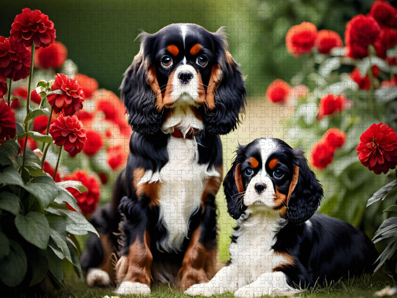 Goldige Kavalier King Charles Spaniel - CALVENDO Foto-Puzzle'