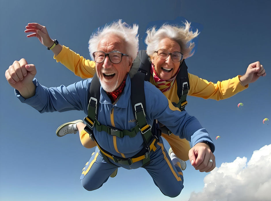 Fallschirmsprung - CALVENDO Foto-Puzzle'