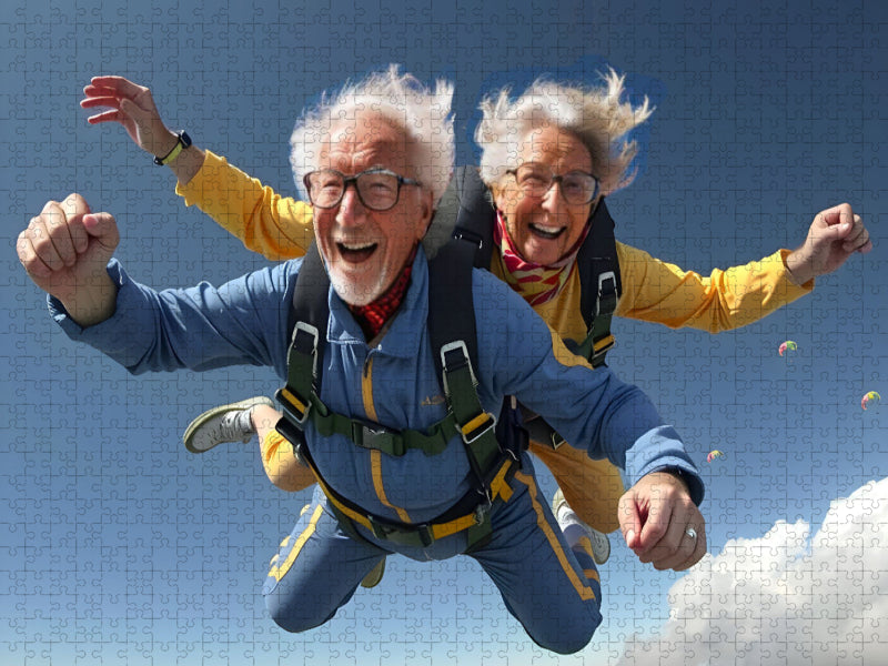 Fallschirmsprung - CALVENDO Foto-Puzzle'