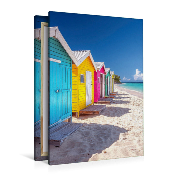 Premium Textil-Leinwand Karibik