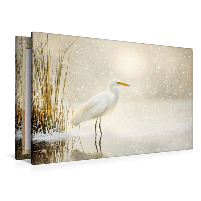 Premium Textil-Leinwand Ein Motiv aus dem Kalender "Zwischen Himmel und Wasser"