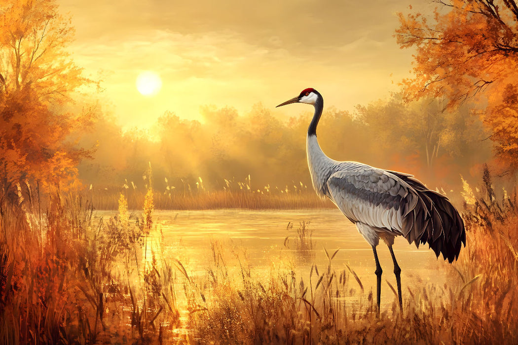 Premium Textil-Leinwand Ein Motiv aus dem Kalender "Zwischen Himmel und Wasser"