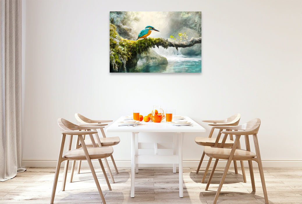 Premium Textil-Leinwand Ein Motiv aus dem Kalender "Zwischen Himmel und Wasser"