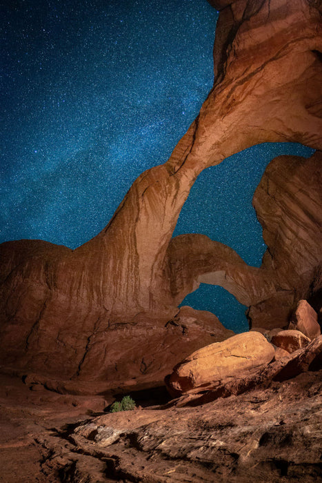 Premium Textil-Leinwand Double Arch