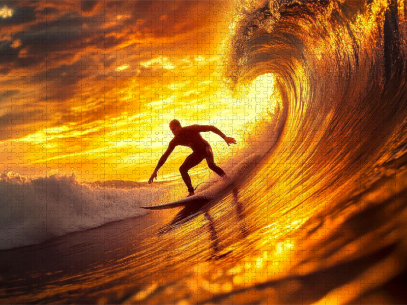 Surfen - CALVENDO Foto-Puzzle'