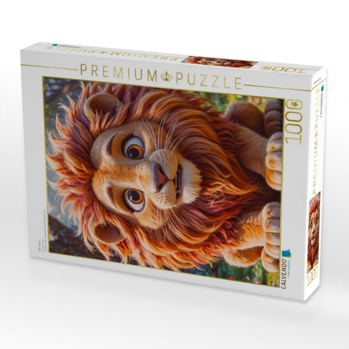 Der Löwe - CALVENDO Foto-Puzzle'