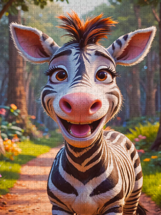 Das Zebra - CALVENDO Foto-Puzzle'