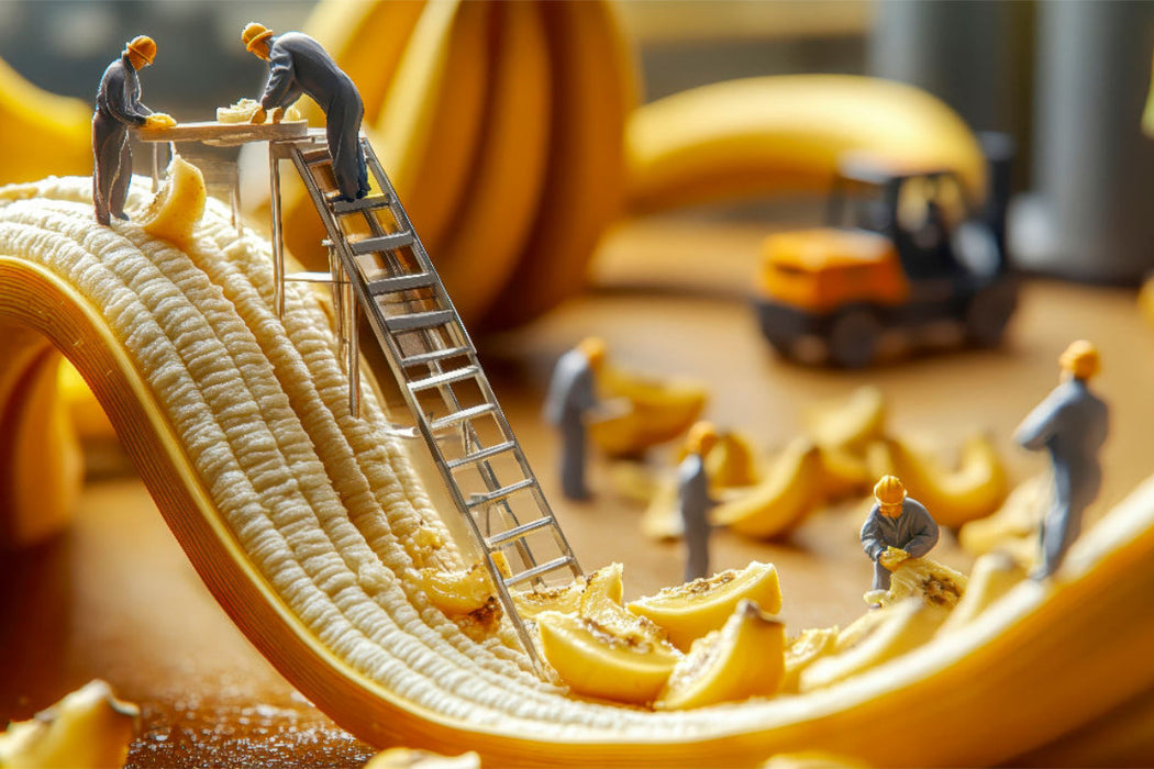 Premium Textil-Leinwand Miniaturwelt