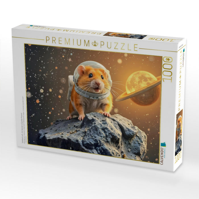 Galaktisch süß – Ein Hamster auf großer Mission! - CALVENDO Foto-Puzzle'