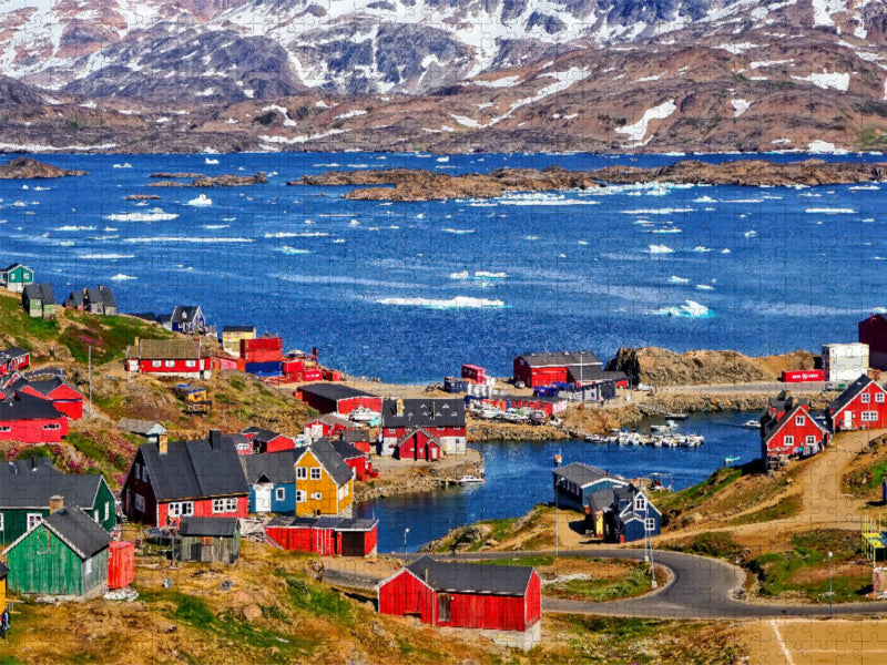 Tasiilaq - Ostgrönland - CALVENDO Foto-Puzzle'