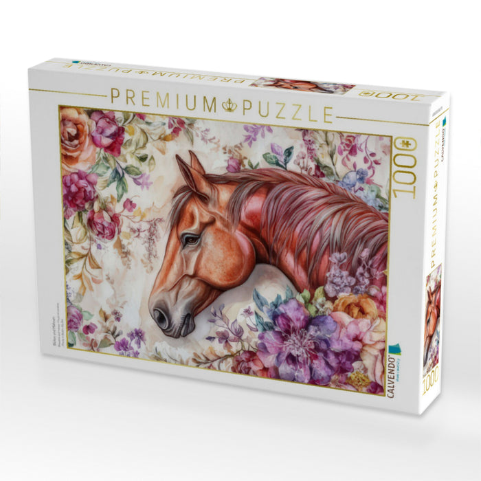Blüten und Mähnen - CALVENDO Foto-Puzzle'