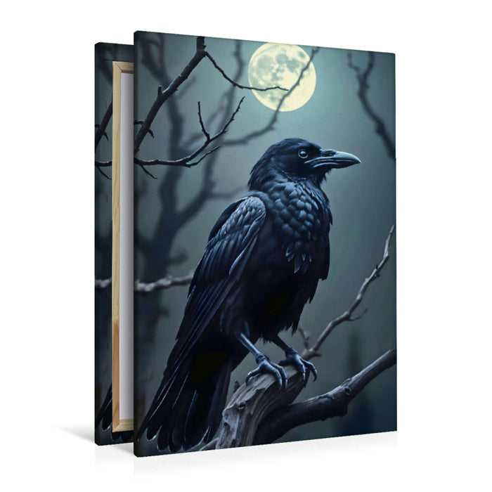 Premium Textil-Leinwand Wanderer zwischen den Welten - Mystik für dein Zuhause