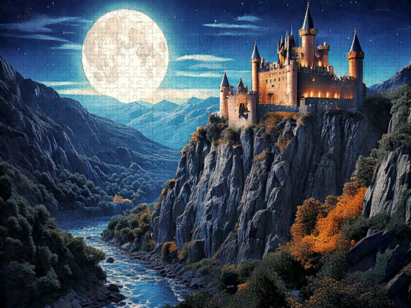 Dunkelfelstal - CALVENDO Foto-Puzzle'