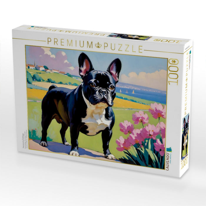 Französische Bulldogge - CALVENDO Foto-Puzzle'
