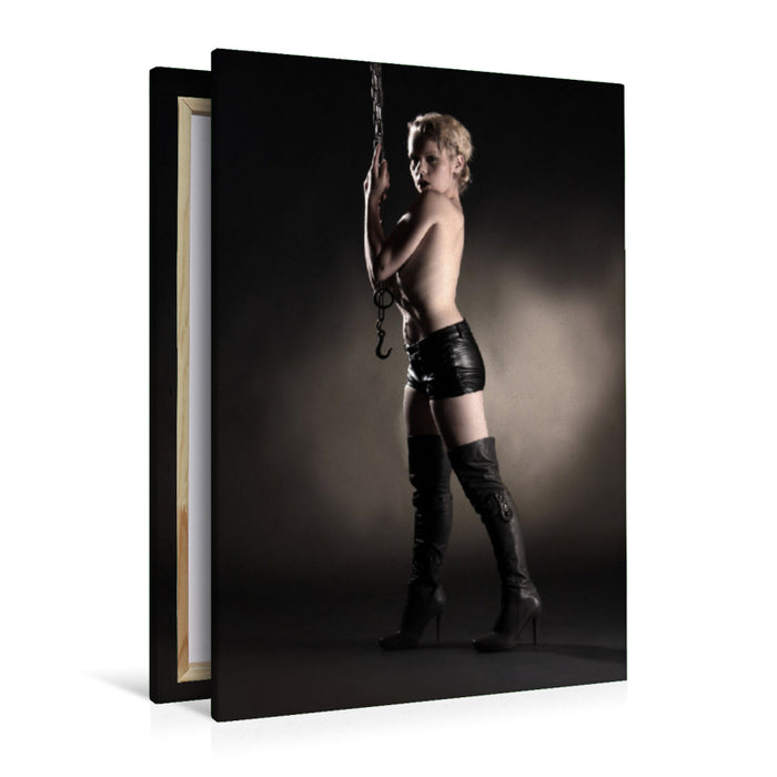 Premium Textil-Leinwand An der Kette