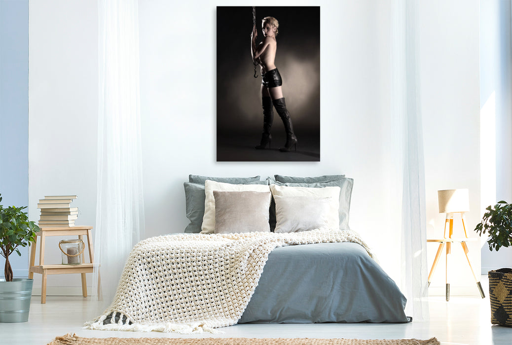 Premium Textil-Leinwand An der Kette