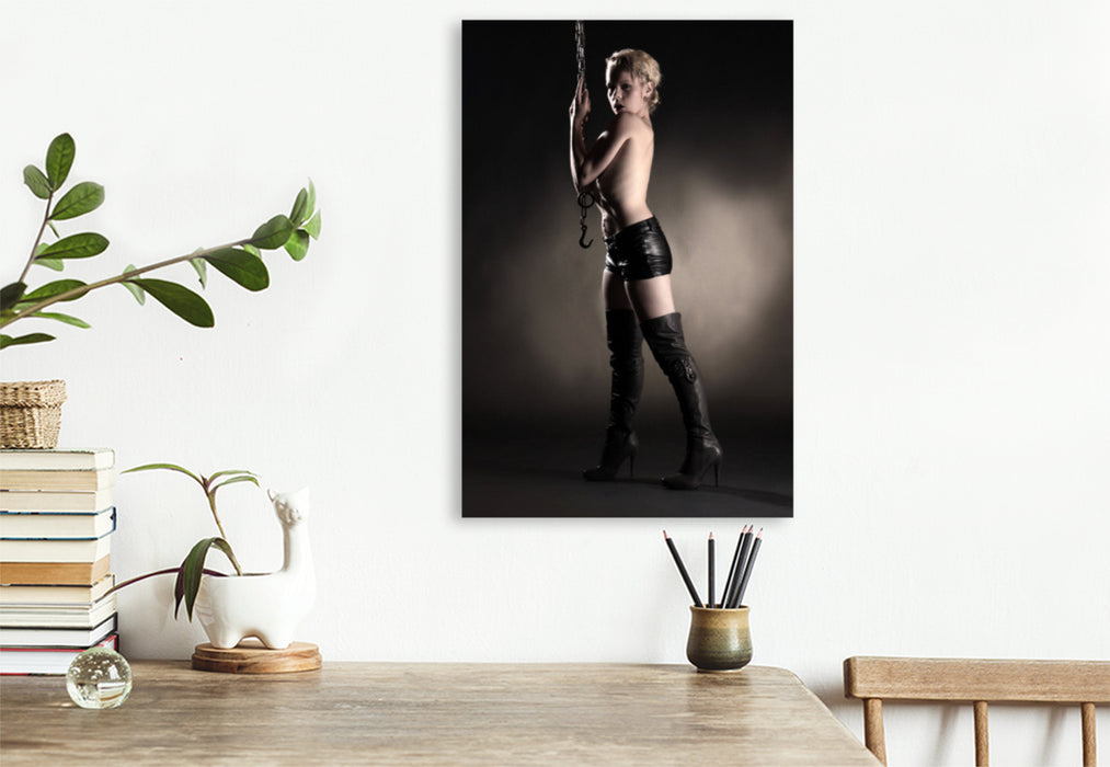 Premium Textil-Leinwand An der Kette