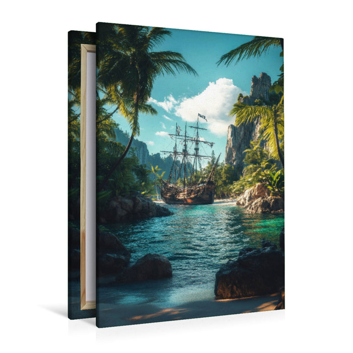 Premium Textil-Leinwand Ein Motiv aus dem Kalender Fluch der Gezeiten